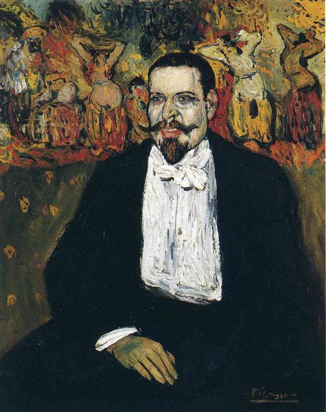 Pablo Picasso Oil Paintings Male Portrait Of Gustave Coquiot